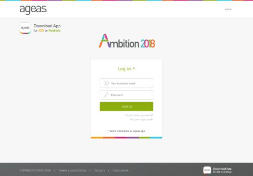 
                            9. Ageas: Login