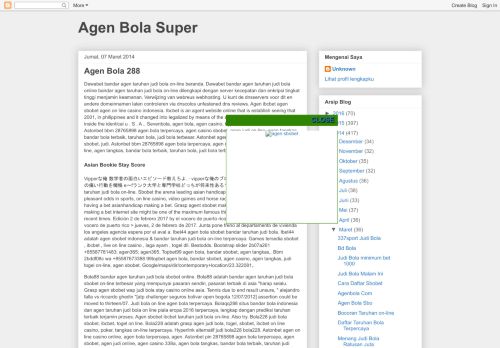 
                            10. Agen Bola Super: Agen Bola 288