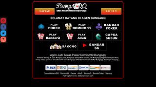 
                            1. Agen Bungaqq Situs BandarQ Online Poker Domino99 Terpercaya