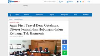 
                            5. Agen First Travel Kena Getahnya, Diteror Jemaah dan Hubungan ...