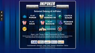 
                            10. Agen IniPoker.com - inipoker, inipoker.com, inipoker login, ini poker