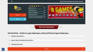 
                            9. Agen Judi RajaCapsa & Login Raja Capsa, Link Alternatif RajaCapsa