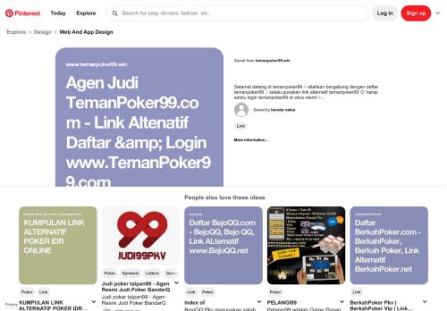 
                            7. Agen Judi TemanPoker99.com - Link Altenatif Daftar & Login www ...