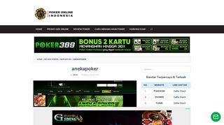 
                            4. Agen poker anekapoker.com | Link alternatif anekapoker