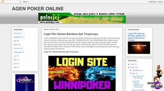 
                            12. AGEN POKER ONLINE: Login Pkv Games Bandarq Apk Terpercaya