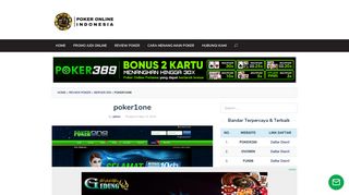 
                            7. Agen poker poker1one.com | Link alternatif poker1one