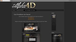 
                            6. Agen Togel Online Terpercaya - Alpha4d: Cara Pendaftaran dan ...