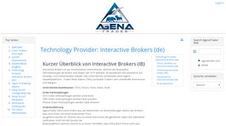 
                            9. AgenaTrader Wiki | Technology Provider: Interactive Brokers (de)