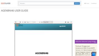 
                            12. AGENBNI46 USER GUIDE - PDF - DocPlayer.info