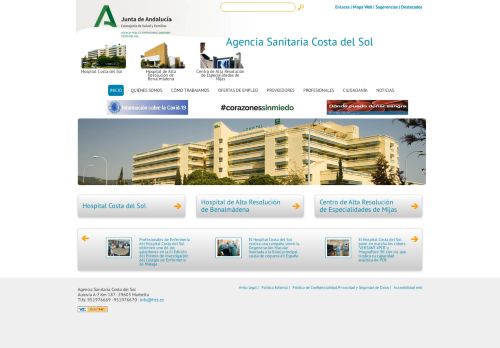 
                            2. Agencia Sanitaria Costa del Sol - Portal corporativo