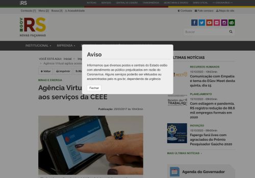 
                            7. Agência Virtual agiliza acesso aos serviços da CEEE - Portal do ...