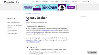 
                            9. Agency Broker - Investopedia