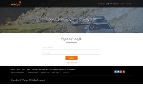 
                            2. Agency login - wiwigo.com | Wiwigo Technologies