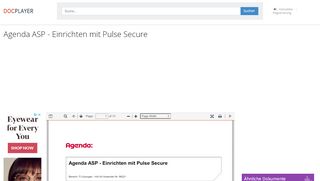 
                            8. Agenda ASP - Einrichten mit Pulse Secure - PDF - DocPlayer.org