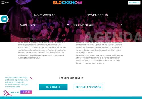 
                            2. Agenda – BlockShow