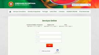 
                            5. Agenda online - Consulado Geral de Portugal - Belo Horizonte