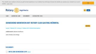 
                            10. Agenda – Skiweekend Montafon mit Rotary Club Gauting Würmtal ...