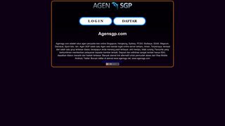 
                            3. AGENSGP | Agen SGP Bandar Togel Online Terbaik, Aman, Terpercaya