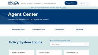 
                            13. Agent Center | UPC Insurance UPC Insurance