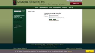 
                            11. Agent Log in | ARI - Assurance Resources | ARI