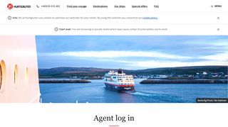 
                            5. Agent log in | Hurtigruten UK | Hurtigruten UK