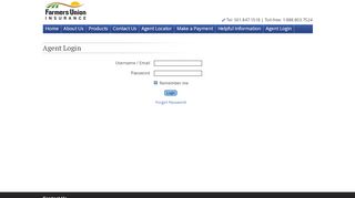 
                            12. Agent Login » Farmers Union Mutual Insurance Company