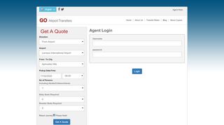 
                            9. Agent Login - Go Airport Transfers