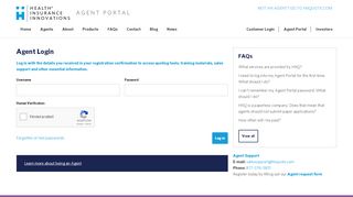 
                            12. Agent Login - Health Insurance Innovations