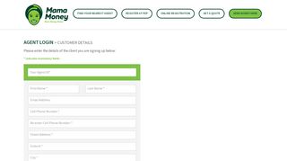 
                            2. Agent Login - Mama Money