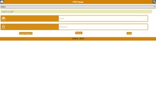
                            5. Agent Login Page - FTD Travel Agent