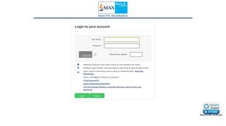 
                            1. Agent - Login Page