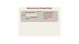 
                            3. Agent Portal : Login