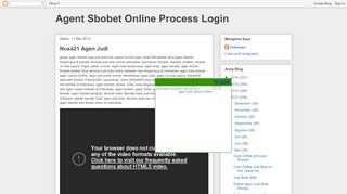 
                            9. Agent Sbobet Online Process Login: Nusa21 Agen Judi