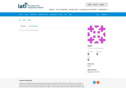 
                            12. agent - Users - IATI Registry