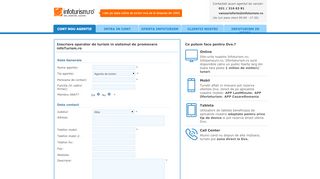 
                            5. Agentii de turism. Autentificare agentie. | Infoturism.ro
