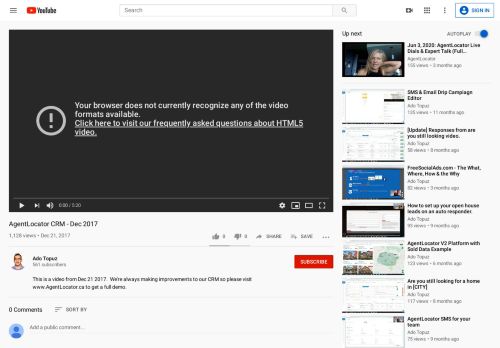 
                            6. AgentLocator CRM - Dec 2017 - YouTube