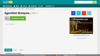 
                            13. AgentNet Malaysia 2.100.2 Free Download