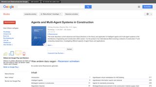 
                            7. Agents and Multi-Agent Systems in Construction