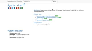 
                            8. Agents.ncl.eu Error Analysis (By Tools) - Website Success Tools