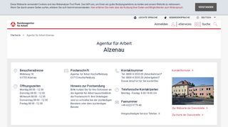 
                            1. Agentur für Arbeit Alzenau - 63755 Alzenau