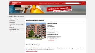 
                            1. Agentur für Arbeit Schweinfurt - Bundesagentur für Arbeit