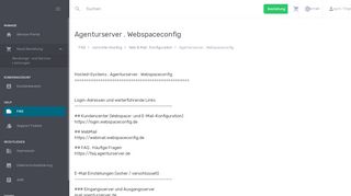 
                            7. Agenturserver . Webspaceconfig - Hosted-Systems . powered by ...