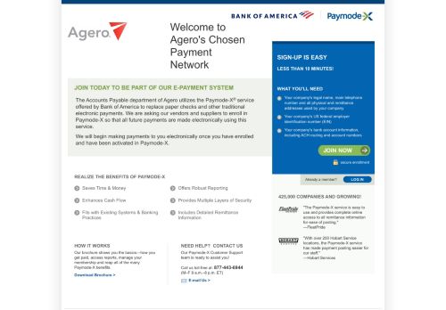 
                            3. Agero Chooses Paymode-X