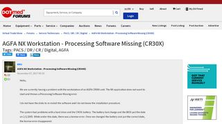 
                            3. Agfa Nx Workstation - Processing Software Missing Cr30x - Service ...