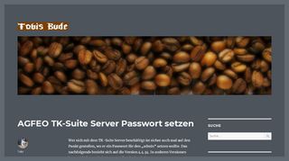 
                            13. AGFEO TK-Suite Server Passwort setzen | Tobis Bude