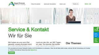 
                            2. AggerEnergie | Service & Kontakt - Weitere Themen - www ...