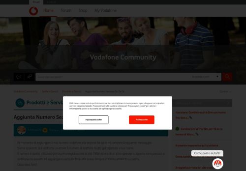 
                            4. Aggiunta Numero Sezione Fai Da Te - Vodafone Community