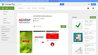 
                            3. AGHRM Attendance - Apps on Google Play