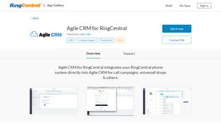 
                            13. Agile CRM App Integration for RingCentral | RingCentral App Gallery