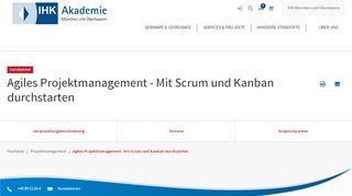 
                            9. Agiles Projektmanagement - Scrum, Kanban & XP IHK Akademie